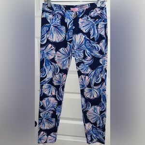 Lilly Pulitzer Kelly skinny ankle pants, navy in reel life SIZE 2